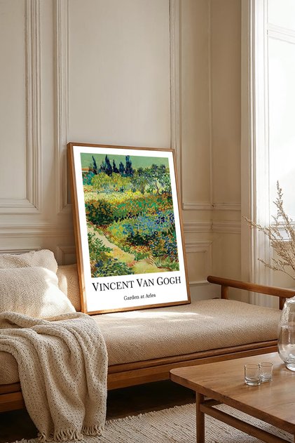 One Piece Wooden Framed Living Room Hall Kitchen Painting Van Gogh Paintings Tk2268