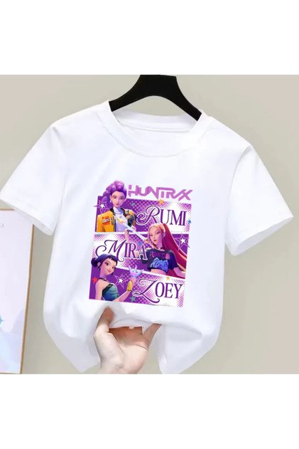 Huntrix Printed T-Shirt, Oversized Unisex Tee Shirt Kids / Adult