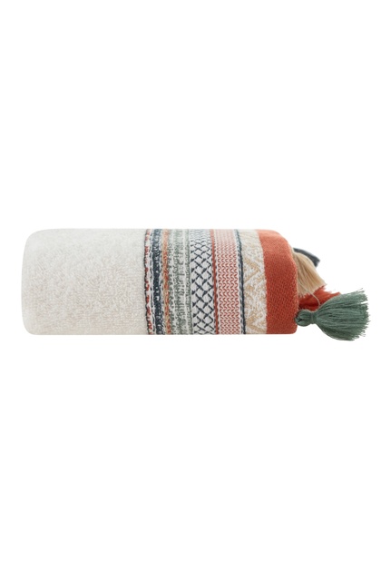 Lisa Cream Tasseled Hand Towel 30X50 cm