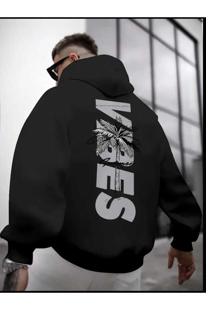 Summer Themed Vibes Printed Hoodie