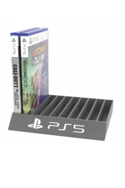 PS5 Games Organizer, playstation Disk Organizer Stand Base for 10 Games (Holds 10 Discs)