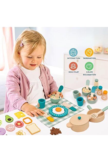 mugiちゃん専用 NO.6 VIERA 2台セット Generic Oyuncak Ahşap Tencere Tava Mutfak Seti / Yemek Hazırlama