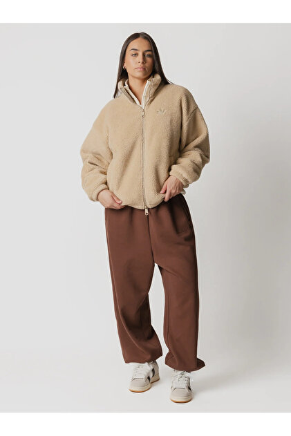 adidas Essentials Teddy Kadın Full Zip Sweatshirt - JW6062