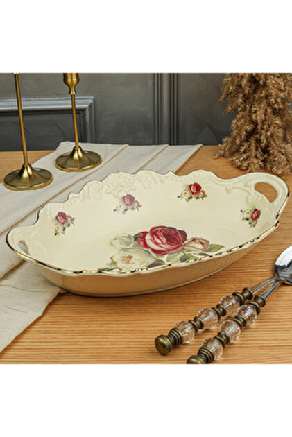 Muba Consept Limoges Panız Miniature Antique Oval Sunum Servis