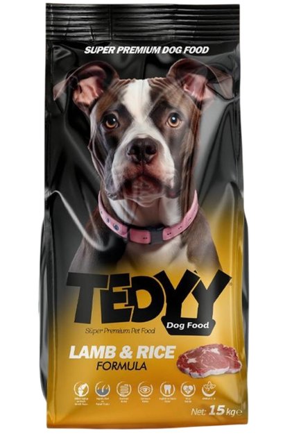 Teddy Yetişkin Köpek Maması Kuzulu – 15 kg
