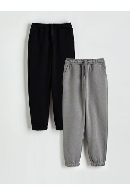 Seray New Season Elastic Waist Boys' Jogger Sweatpants Set of 2