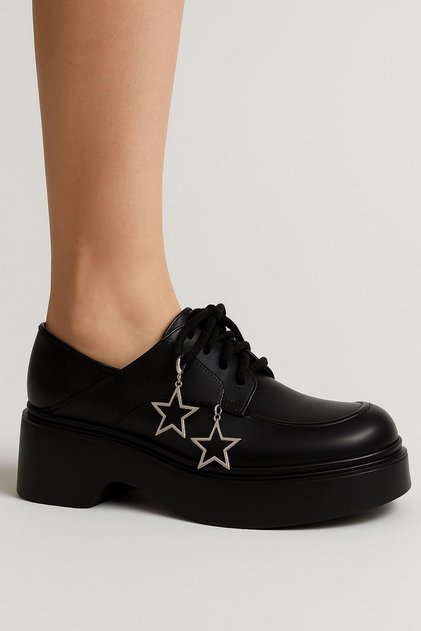 Big Star Charm Shoe Ornament 4 Pieces