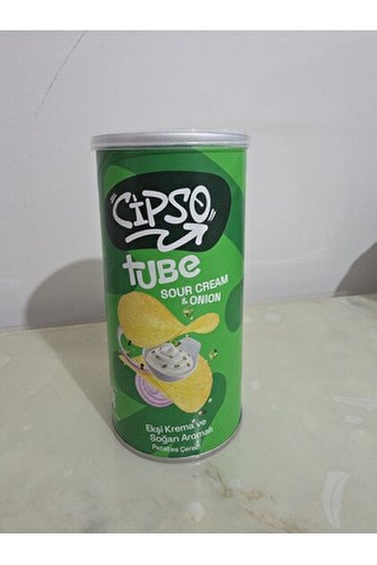 CİPSO TUBE EKŞİ KREMA VE SOĞAN AROMALI PATATES ÇEREZİ 90GR