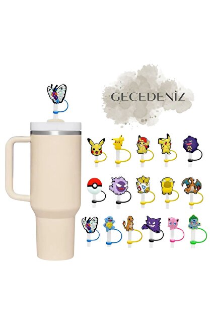 Thermos Compatible Straw Stopper Butterfree Pokemon