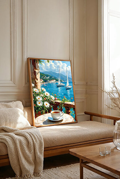 One Piece Wooden Framed Living Room Hall Kitchen Painting Tk2373