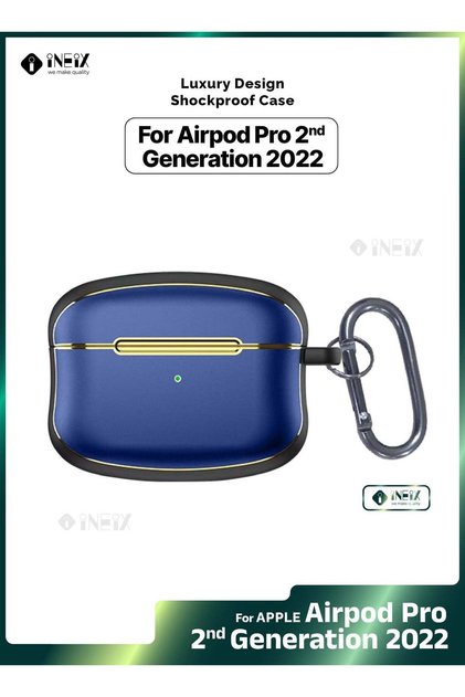 جراب فاخر مقاوم للصدمات بتصميم فاخر لسماعات Apple AirPod Pro 2-2022