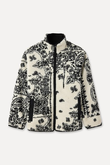 Women's Black Stand Collar Double-Sided Plush Coat Jacket