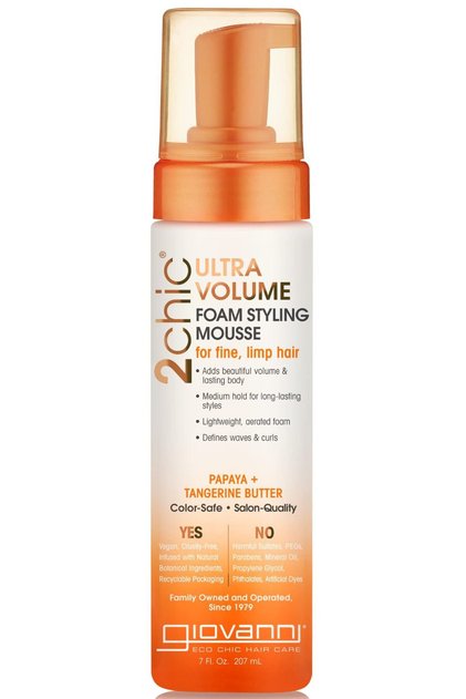 2chic Tangerine & Papaya Ultra-Volume Foam Styling Mousse