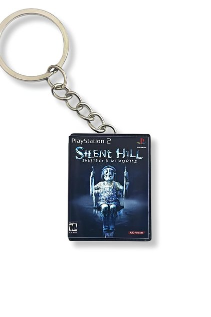 Silent Hill Shattered Memories Ps2 Retro Miniature Game Box Keychain