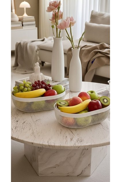 Versatile serving basket set