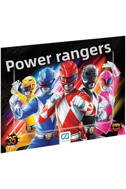 Powerrangers Frame Puzzle -35 Pieces (Mixed Patterns Will Be Sent.)