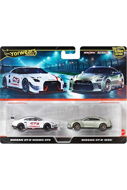 HOT WHEELS Premium 2-Pack 2025 Mix 4 - Nissan Gt-R Nismo Gt3