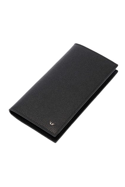 Black Genuine Leather Men's Wallet - S1Ce00001669-U9G