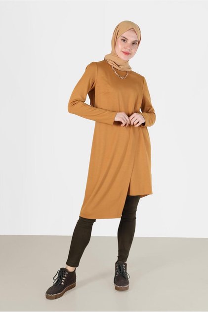 SIDE TIE ASYMMETRIC CUT TUNIC 42421