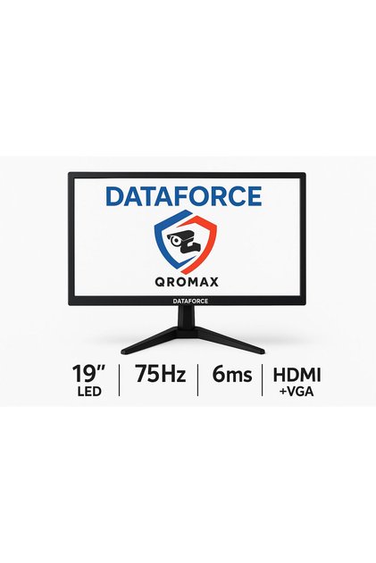 DataForce 19" 75HZ 6 MS HDMI+VGA SESLİ HD LED MONİTÖR