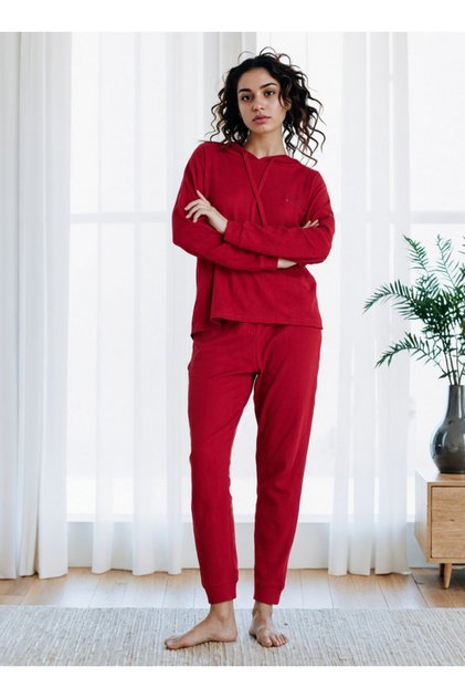 Waffle Textured Pyjama Set