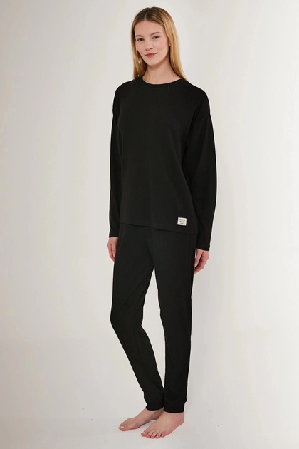 Girl's double set - black