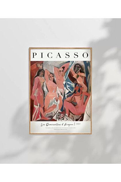 VOGLOO Çerçevesiz Poster Pablo Picasso Avignonlu Kızlar - Fiyatı