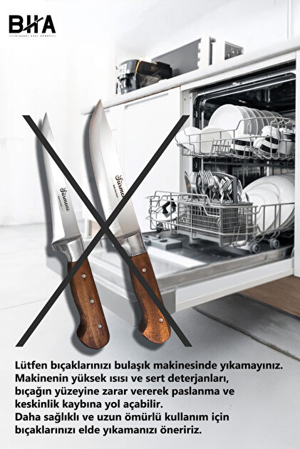 Sürmene Bıçakçı Hacı Ahmet BHA Altı Parça Mutfak, Et, Sebze ve