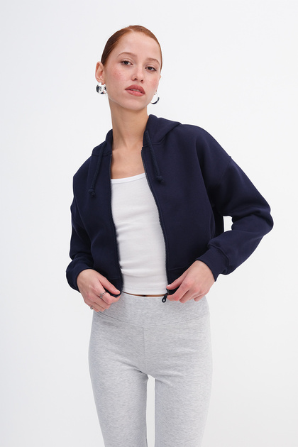 Addax Şardonlu Fermuarlı Sweatshirt H3717-S12 - Fiyatı, Yorumları