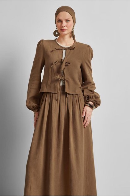 Muslin Skirt Suit 45342