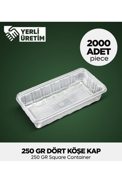 250 Gr Four Corner Cap 2.000 Pieces