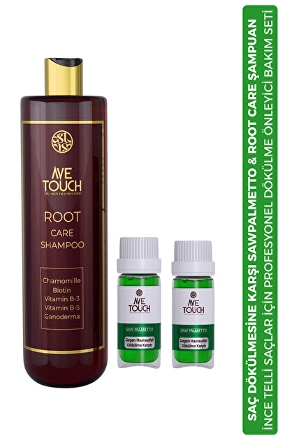 Ave Touch Şampuan Root Care + Sawpalmetto İksir Set Fiyatı