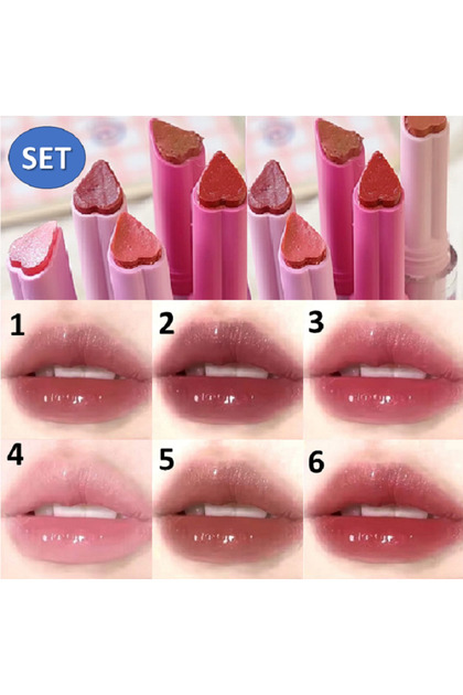 Kozmetik Kalpli Ruj 01 02 03 04 05 06 Jelly Lipstick Set - Fiyatı