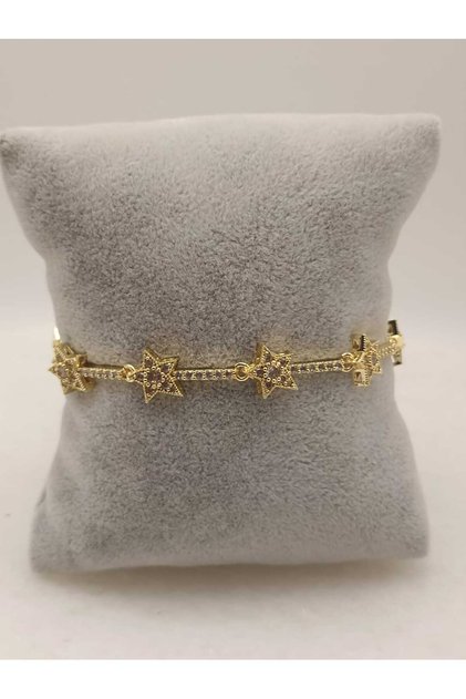 Steel Star Gold Bracelet