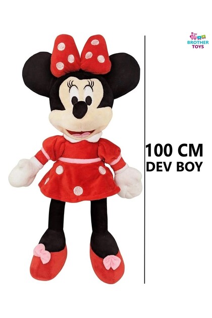 TRUST STORE Mickey Mouse Ve Minnie Mouse Peluş Set 100CM 2 Lİ