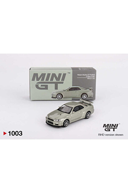 mini gt 1/64 NISSAN SKYLINE GT R R34 VSPEC II NUR MILENIUM
