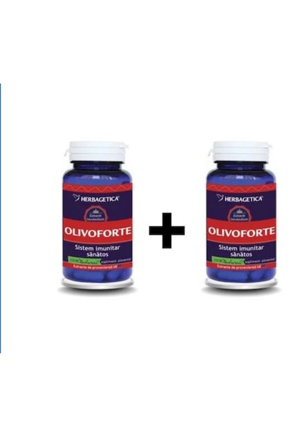 Olivo Forte Herbagetica, Pachet 60+60 capsule – Tensiune arterială normală și protecție