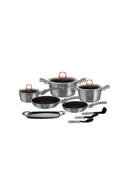Moonlight Edition BH 6021 – set de 12 vase de gătit marmorate (aluminiu forjat)