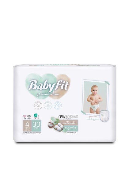 Baby Fit Natural Alcohol Free Training Pants Eco Pack Size 4 (30) PC