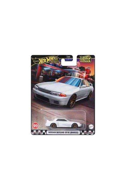 Nissan Skyline GT-R BNR32 Λευκό 1:64 Μοντέλο αυτοκινήτου Hot Wheels
