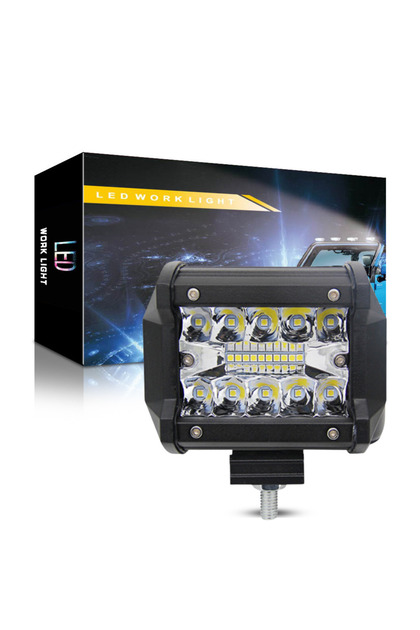 20 Çalışma Lambası 60 W Ultra Parlak Off Road Motosiklet Kamyon Sis Farı 12-24 V