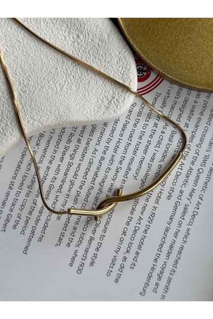 Stainless Steel S Necklace