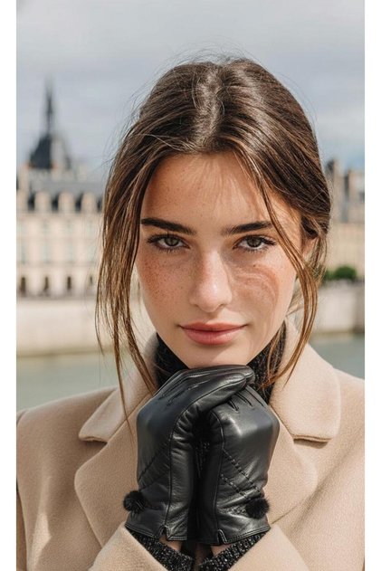 Luna Women's Genuine Leather Gloves