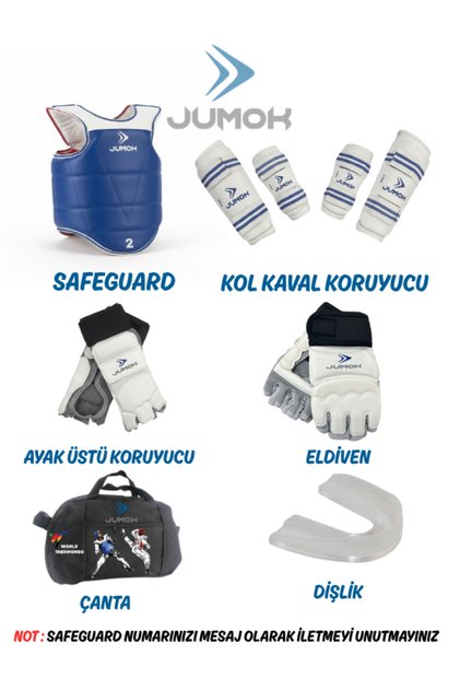 TAEKWONDO SET 6'LI ANTREMAN VE MAÇ SETİ