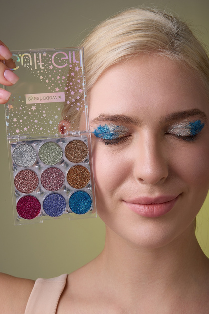 9-Piece Glitter Eyeshadow