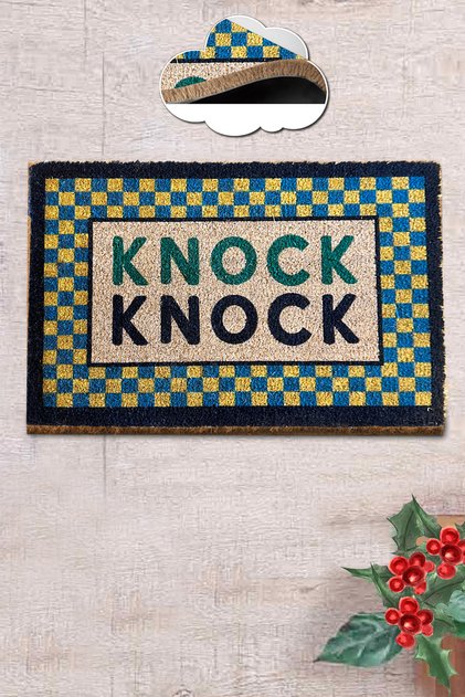 Coco Gateway 40X60 cm Doğal Koko Kıl Paspas,hindistan Naturel Kapı Önü Paspası