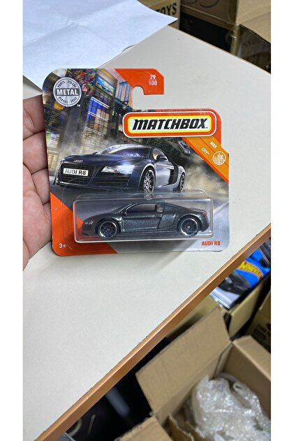 HOT WHEELS Matchbox Audi R8 – Siyah / Metal Body – 1:64 Diecast