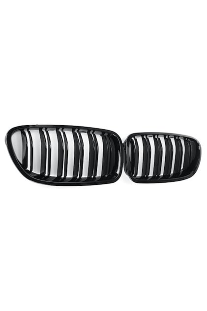 Grilă dublă pentru BMW Seria 5 F10/F18/F11, aspect M5, negru lucios
