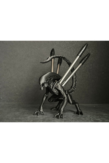 Alien Pen Holder Black Color Alien Vs Predator Pen Stand