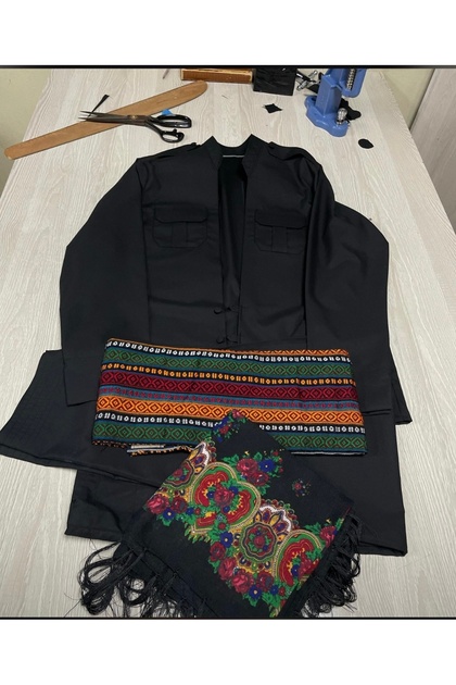 Erkek Yöresel Elbise Botani Şal U Şepık Puşi Hediyeli